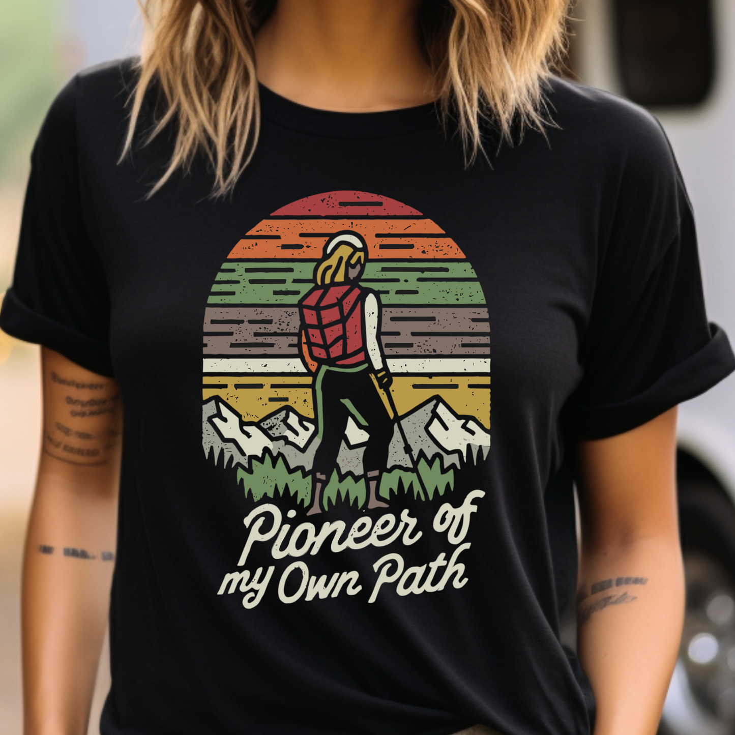 Women's Relaxed T-Shirt - Pioneer of My Own Path