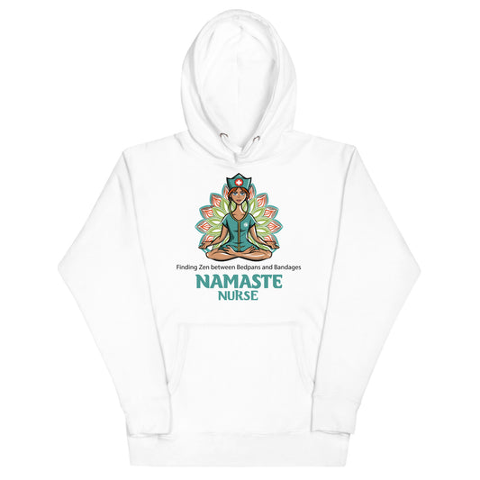 Nurses who Namaste! - "Finding my zen between bedpans and bandages" - Yoga T-Shirt