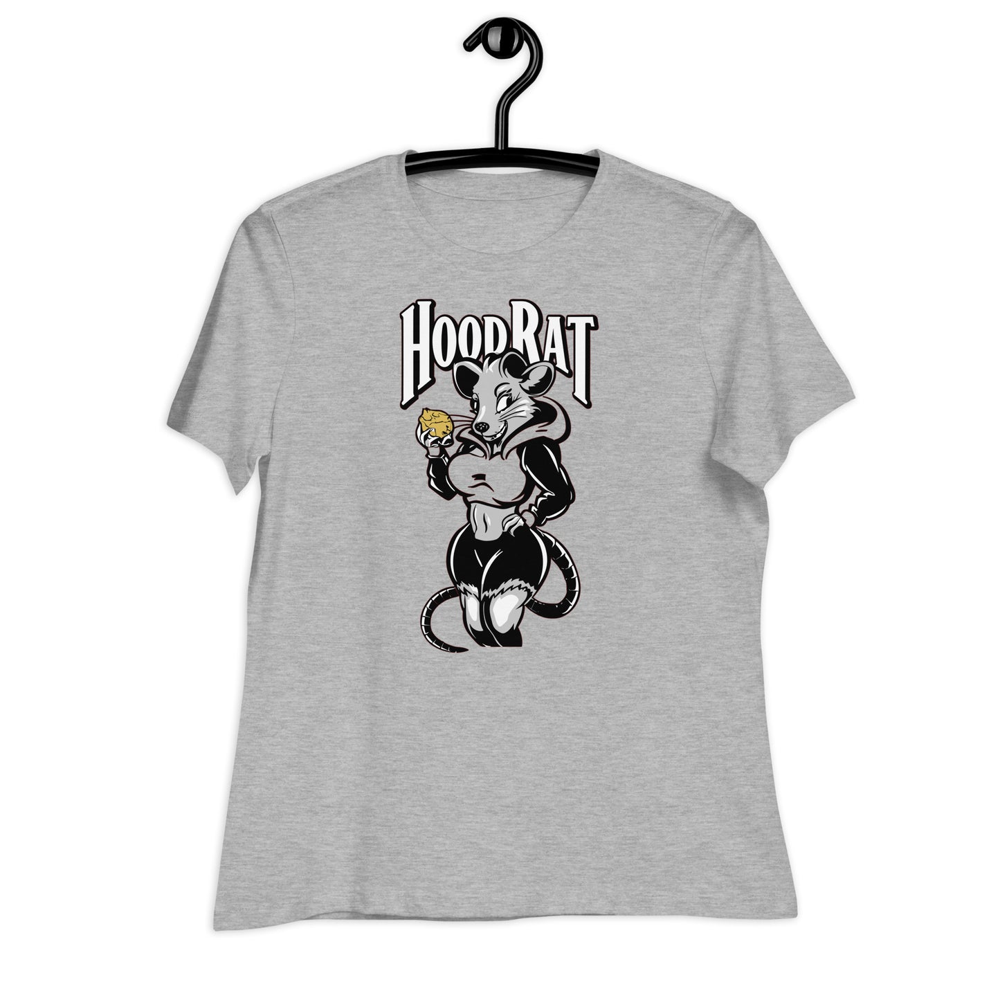 Women's Relaxed T-Shirt - "Hood Rat" Urban dweller