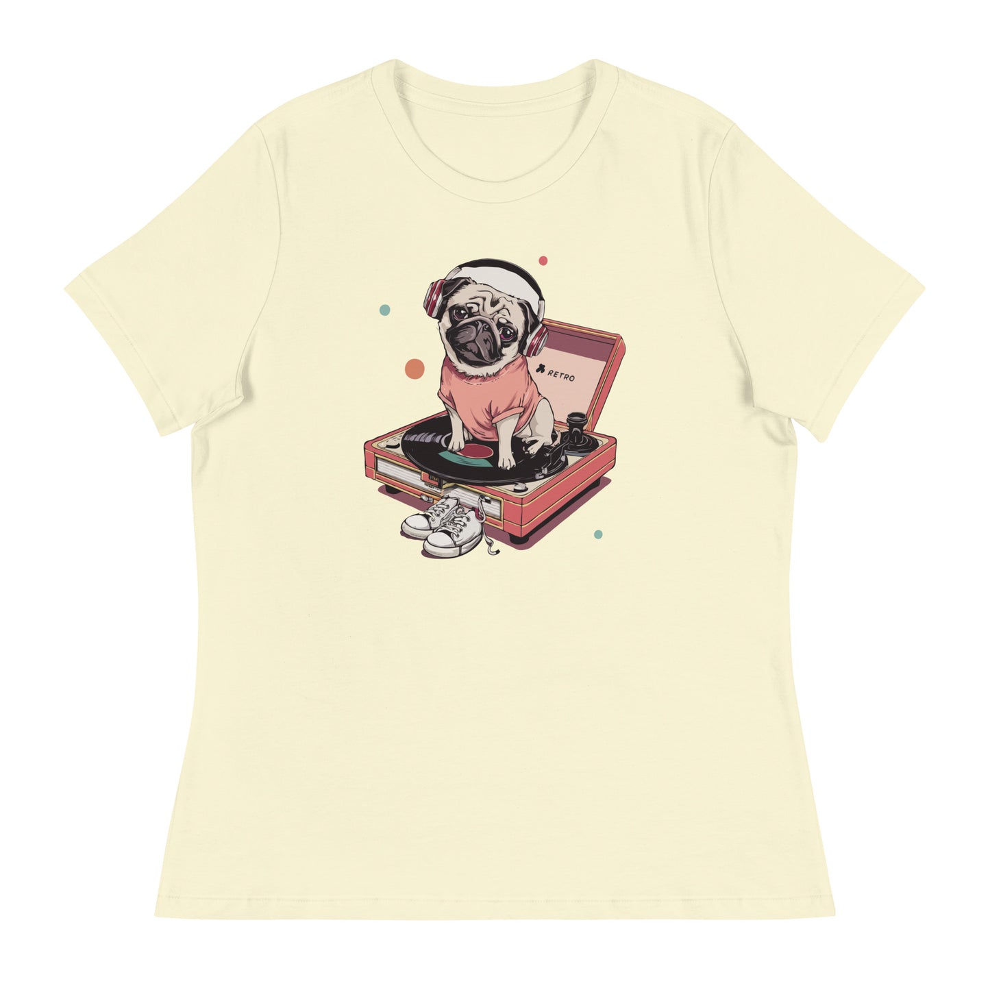 Pugtastic Grooves: The Vinyl Companion T-Shirt