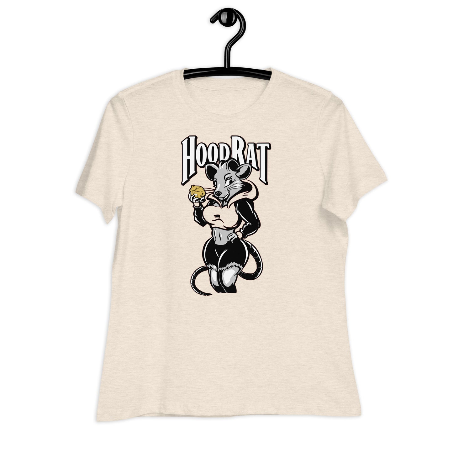 Women's Relaxed T-Shirt - "Hood Rat" Urban dweller