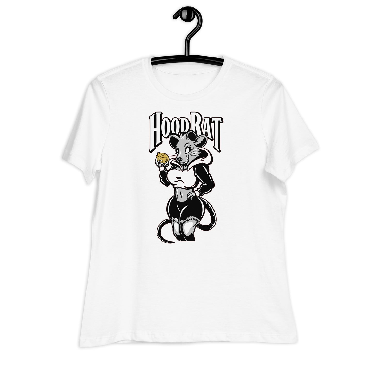 Women's Relaxed T-Shirt - "Hood Rat" Urban dweller