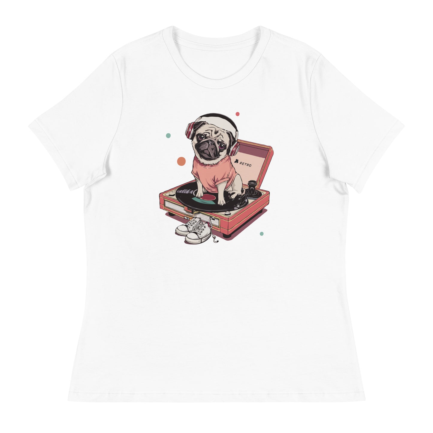 Pugtastic Grooves: The Vinyl Companion T-Shirt